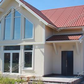 Имитация бруса в коттедже