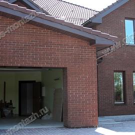 Облицовка фасада облицовочным кирпичом