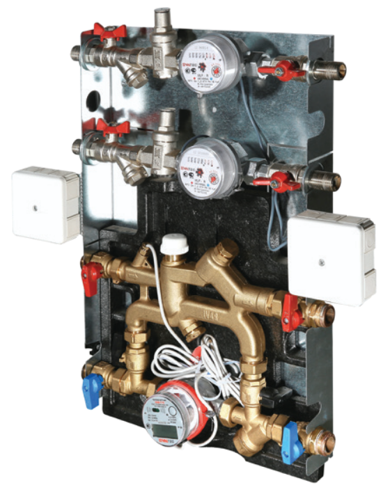 Узел ввода квартирной станции